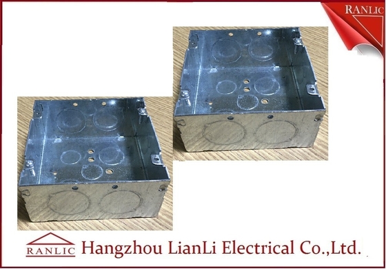 Trung Quốc Hộp ống dẫn kim loại nhúng nóng, Hộp đầu ra bằng thép mạ kẽm 5 &quot;* 5&quot; bằng kim loại nhà cung cấp