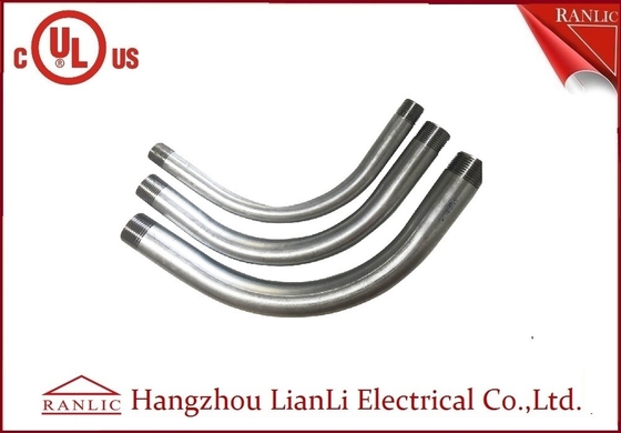 Trung Quốc Ống luồn dây điện kim loại 1 &quot;2&quot; uốn cong Nắp / đầu nhựa mạ kẽm, cả hai đầu nhà cung cấp