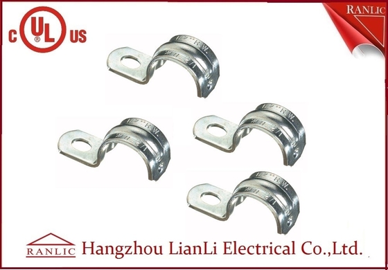 Trung Quốc Dây đai ống dẫn cứng một lỗ / Phụ kiện ống thép mạ kẽm cứng rắn hạng nặng nhà cung cấp