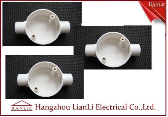 Trung Quốc Hộp đầu cuối ống dẫn màu trắng Ống nhựa PVC không thấm nước và phụ kiện Hai chiều nhà cung cấp
