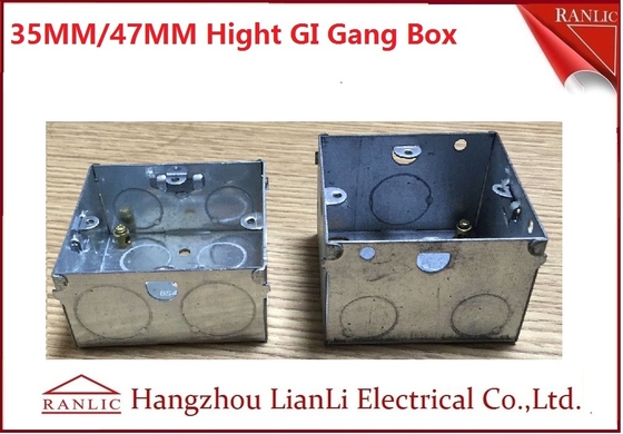 Trung Quốc Hộp gang điện kim loại 3 &quot;* 6&quot; BS4662 Cuộn dây mạ kẽm nhúng nóng với vòng điều chỉnh nhà cung cấp