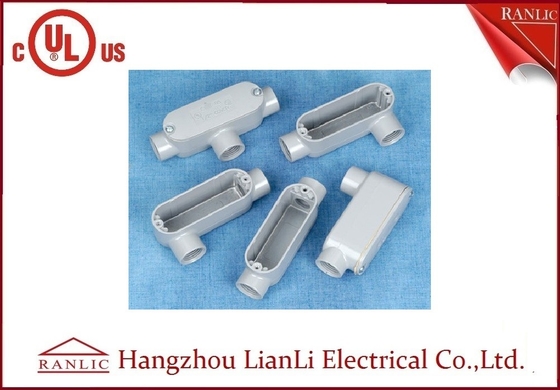 Trung Quốc Thân ống dẫn bằng nhôm sơn tĩnh điện màu xám LB LR LL C T Series NPT Nữ chủ đề nhà cung cấp