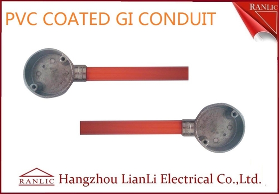 Trung Quốc Ống dẫn điện BS4568 GI tráng PVC màu cam với độ dày 1,6mm nhà cung cấp