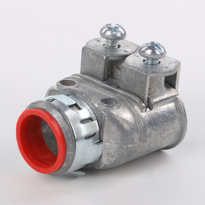 Clamp cáp AC linh hoạt IN 3/8 &quot;Snap-In Double Duplex Connector Zinc Die Casting 1/2&quot; Throat cho Outlet Box nhà cung cấp