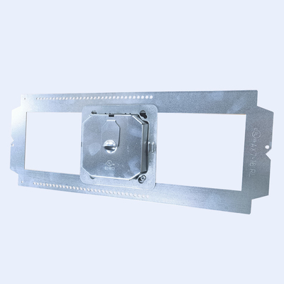 Tấm hộp nối đầu ra RUFFIN Được lắp đặt 1/2 &quot;VÀ 1&quot; Nắp đậy chiều sâu 1,20mm nhà cung cấp