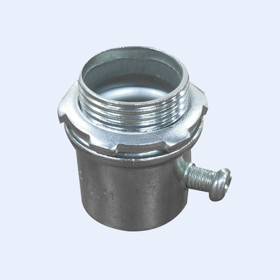 Phụ kiện đường ống Locknut EMT bằng thép được niêm yết UL Mạ kẽm với vít 1 / 4-16 &quot; nhà cung cấp