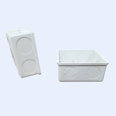 20MM 25MM UPVC Điện U Way Switch Gang Box Màu đen Trắng nhà cung cấp