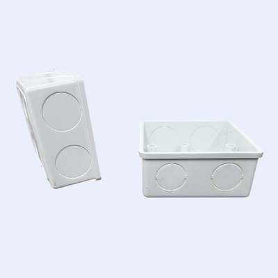 20MM 25MM UPVC Điện U Way Switch Gang Box Màu đen Trắng nhà cung cấp