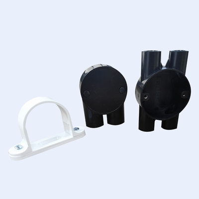 Bộ ghép nối nhựa Upvc không ngọn lửa cho ống dẫn điện 40mm Sử dụng điện nhà cung cấp