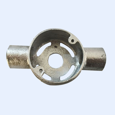 Vòng lặp sâu 25MM trong hộp nối tròn Bốn lỗ mạ kẽm nhúng nóng có ren nhà cung cấp