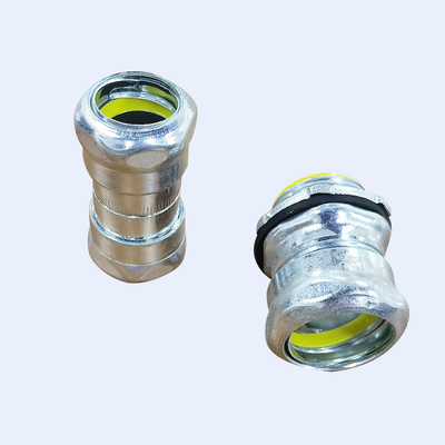 Đầu nối EMT Nén PVC cách điện 1 inch Vật liệu thép Điện quang nhà cung cấp