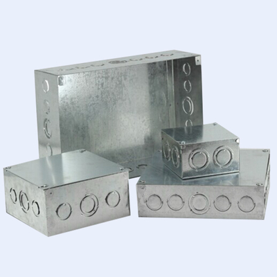 Bộ chuyển đổi GI Hộp nối ống nối Hộp Knockouts 1.0MM 1.2MM Độ dày cuộn dây nhà cung cấp