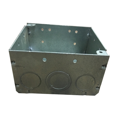 Độ dày 1.60mm Vòng mở rộng hộp vuông với vít cố định Knockouts nhà cung cấp