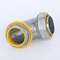 Ống dẫn chất lỏng chặt chẽ linh hoạt Bộ phận PVC màu vàng 90 độ 4 &quot;Có sẵn Zamak 3 nhà cung cấp