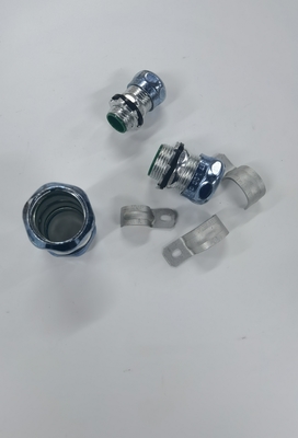 Phụ kiện ống luồn dây điện EMT nắp xanh Thép mạ kẽm 1/2 &quot;đến 4&quot; với vòng chặt chất lỏng nhà cung cấp