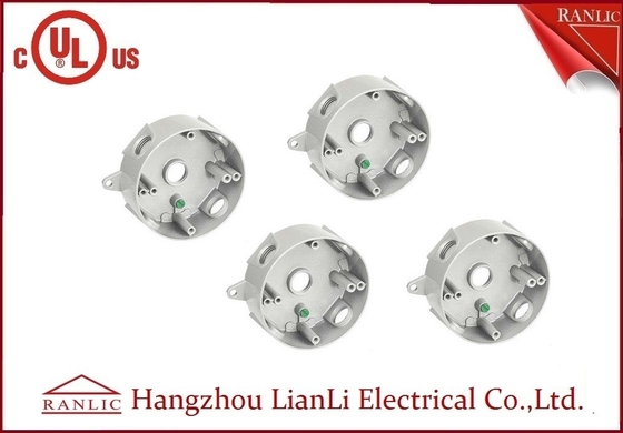 Hộp ống luồn dây điện tròn chống thời tiết bằng nhôm màu xám 5 lỗ 1/2 &quot;3/4&quot; nhà cung cấp
