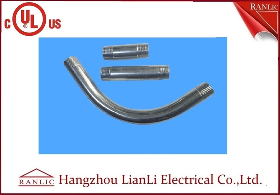 Ống luồn dây điện cứng cáp 3 &quot;3-1 / 2&quot; NPT ren 90 độ Chiều dài tiêu chuẩn nhà cung cấp